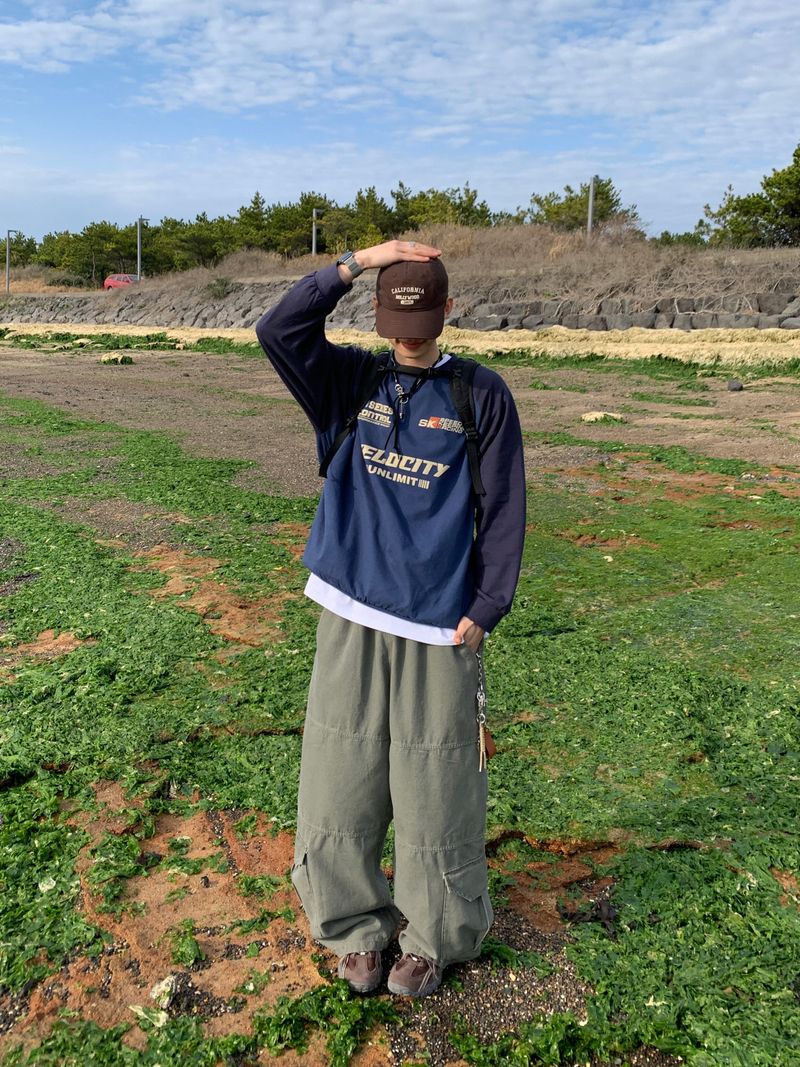 Segmented Panel Cargo Pants (4 Colors)