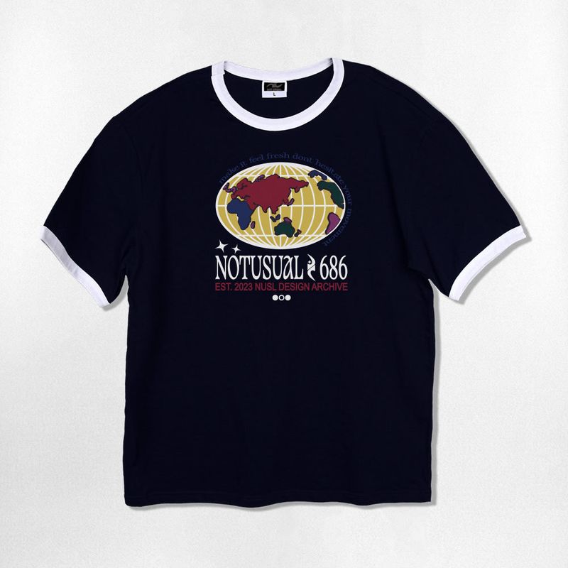 Coloring World Ringer T-Shirts - 4COLOR