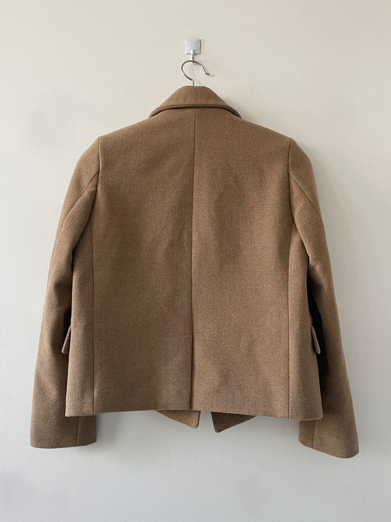 Muse wool collar short coat