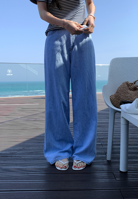 FINLEU（フィンル）の「メッシーズ878 リネンデイリーセミワイドパンツ / 2 カラーズ（パンツ）」