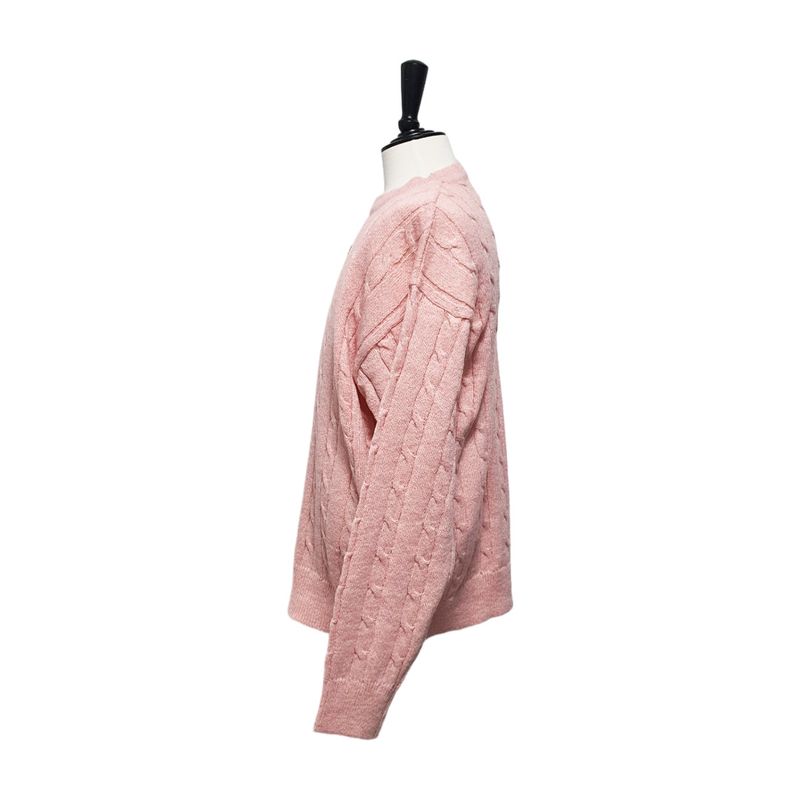 Light Pink Cable Knit