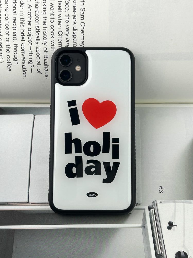 Holiday Epoxy Bumper Case(White)