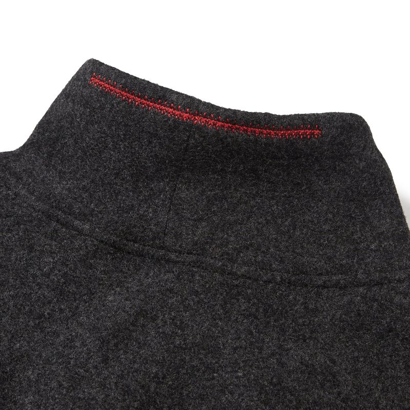 Bean wool pullover / Charcoal