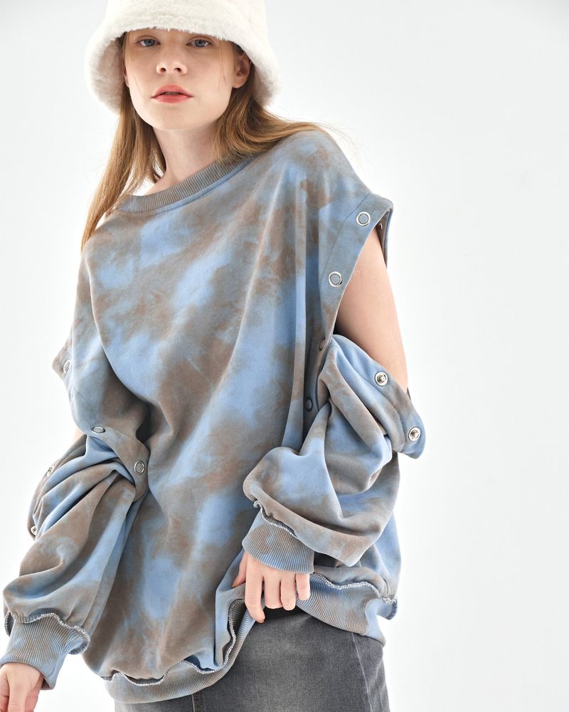 WIM(ダブリューアイエム)の「INCISION TIE-DYE MTM-BB(Tops)」