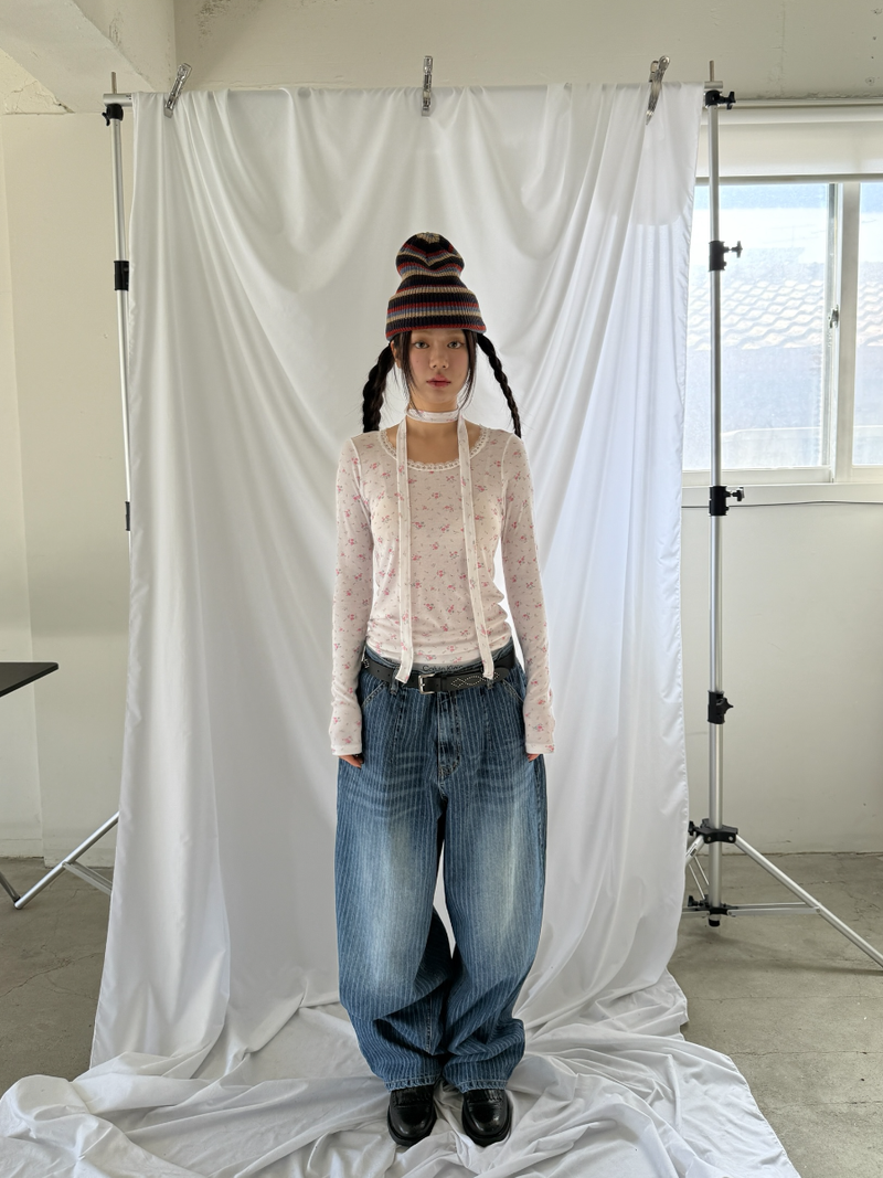 another language(アナザーランゲージ)の「hickory denim pants(Pants)」