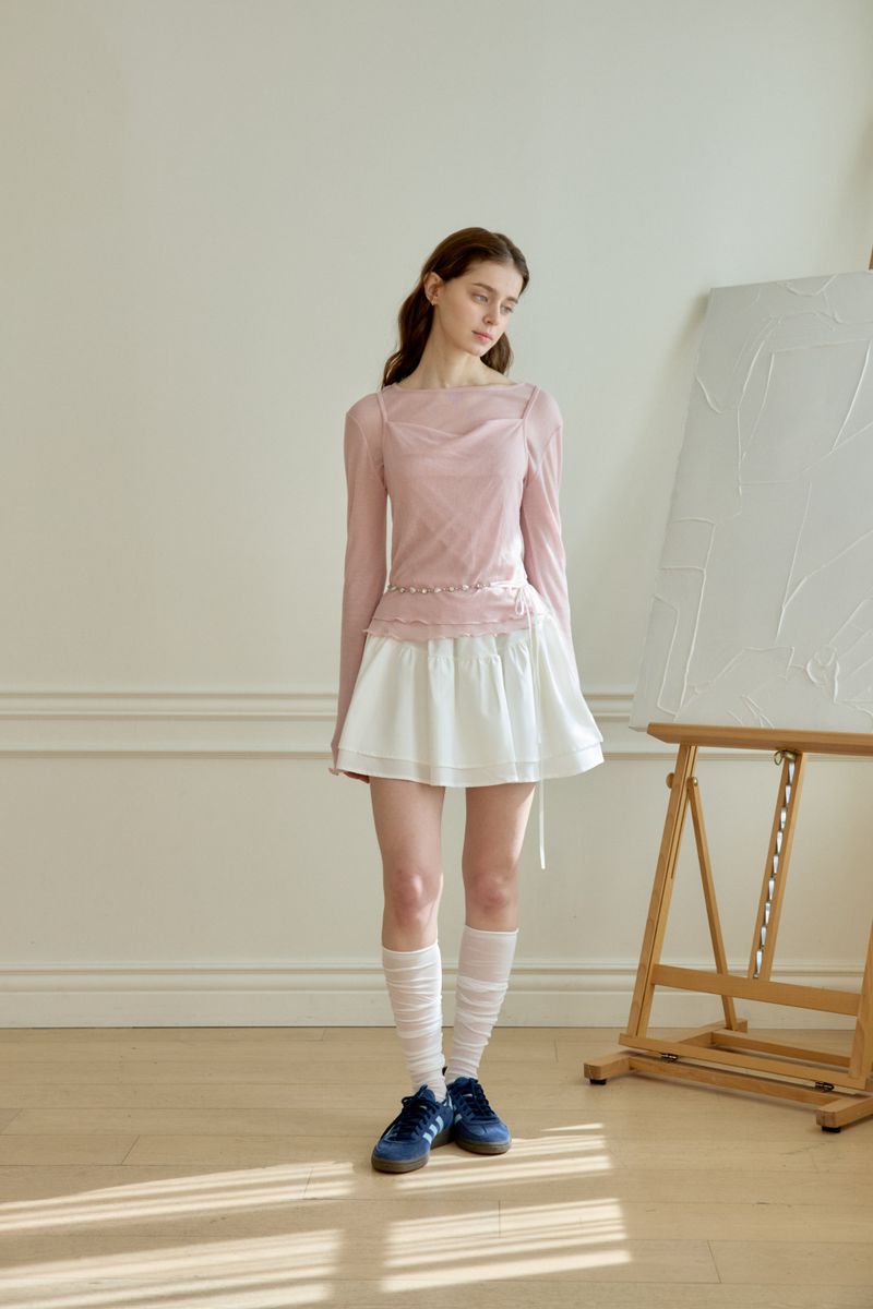 SWEET PEARL HEART BELT