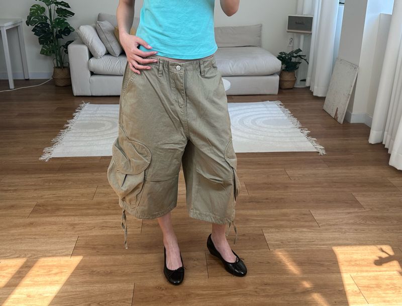heart cargo bermuda shorts