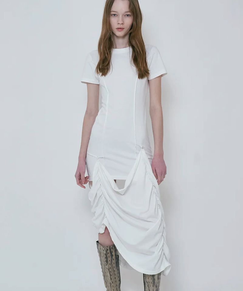 DROOP LINE TEE DRESS