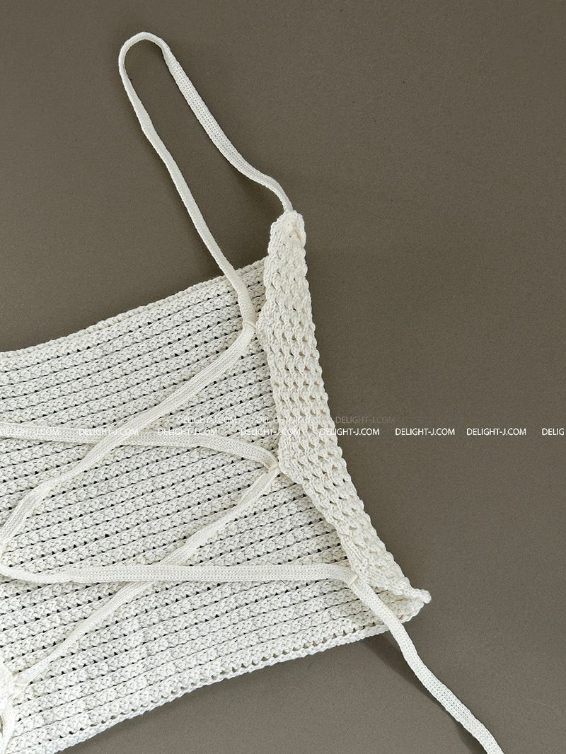 Heels Knit Backless Sleeveless