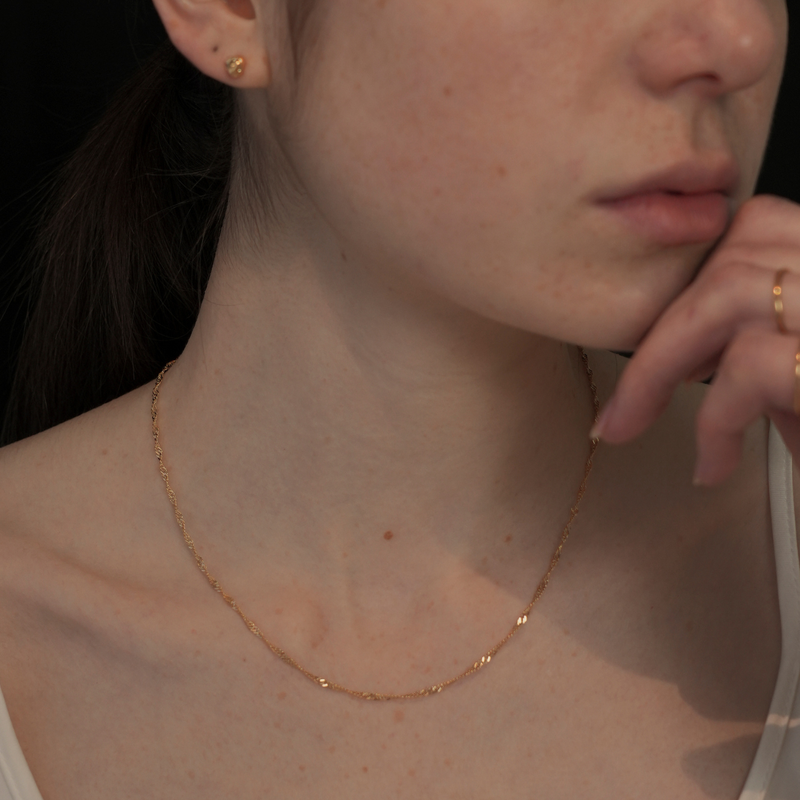 sparkle chain necklace