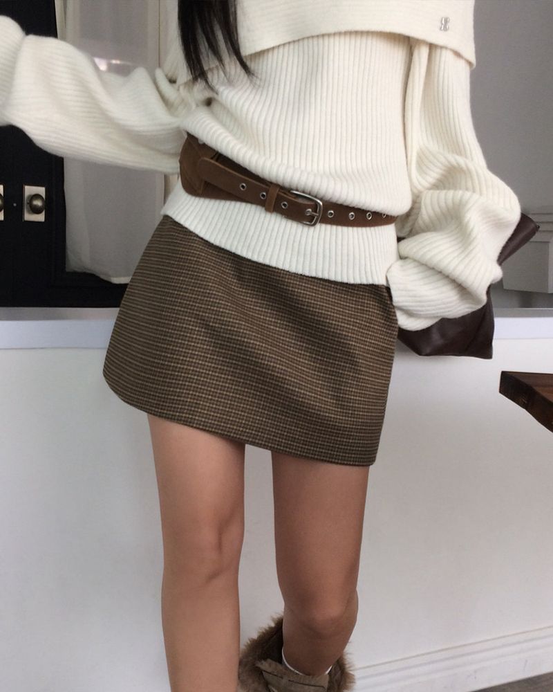 [ORIGINAL] Lynch Low Checkered Skirt
