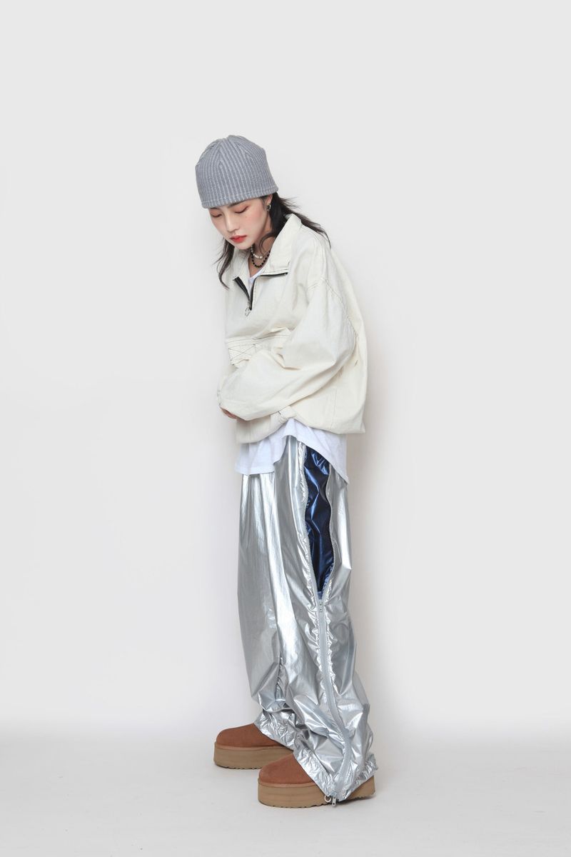 Stitch washing anorak