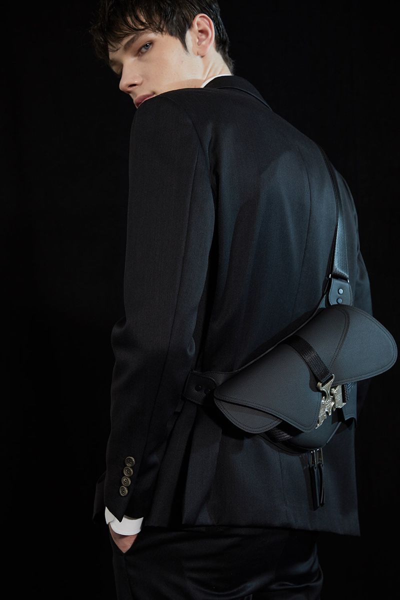 Triple Covered Crow Buckle Bag