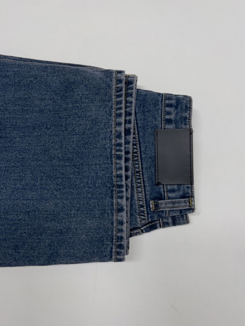 Jake Balloon Fit Wide Denim Pants