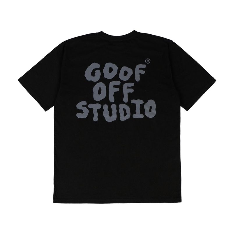goofoffstudio(グーフオブスタジオ)の「GOOFOFF MAIN LOGO TEE - ( Black - Gray )(Tops)」