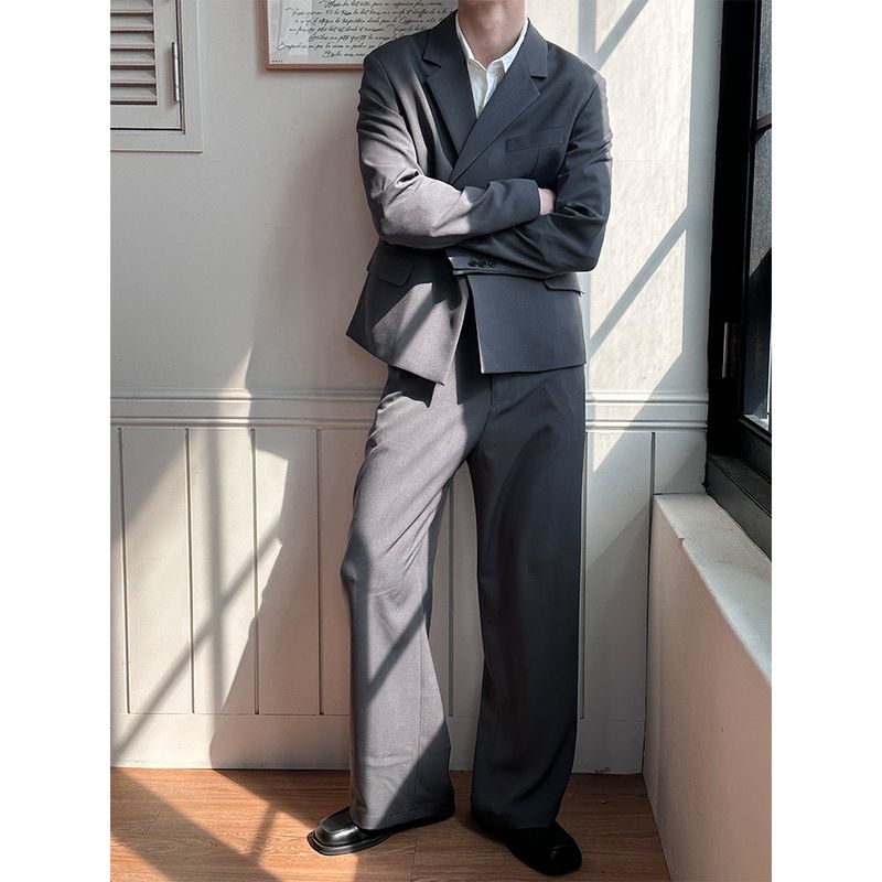 LAURANT（ロラン）の「[Unisex] Clear semi wide slacks(2color)（Pants）」