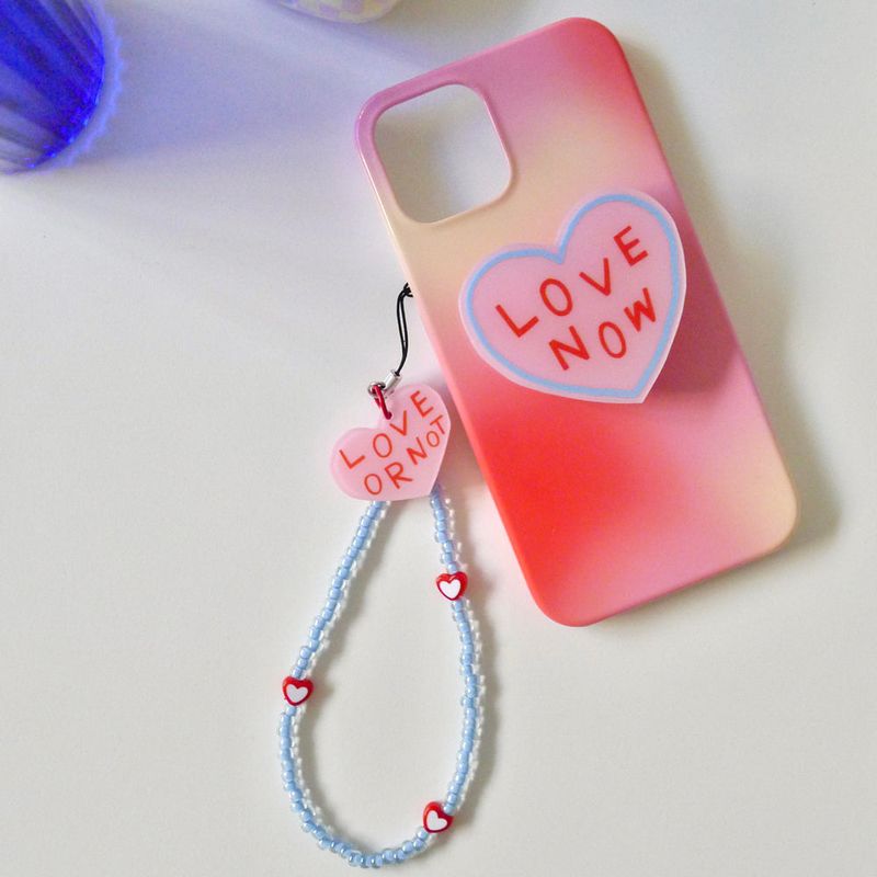 [MADE]Pink Love-Sky Bead Strap