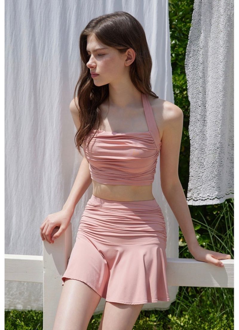 VALLO DE NERA（ベロディネラ）の「Etoile Top & Bottom Set Pink（Swimwear）」