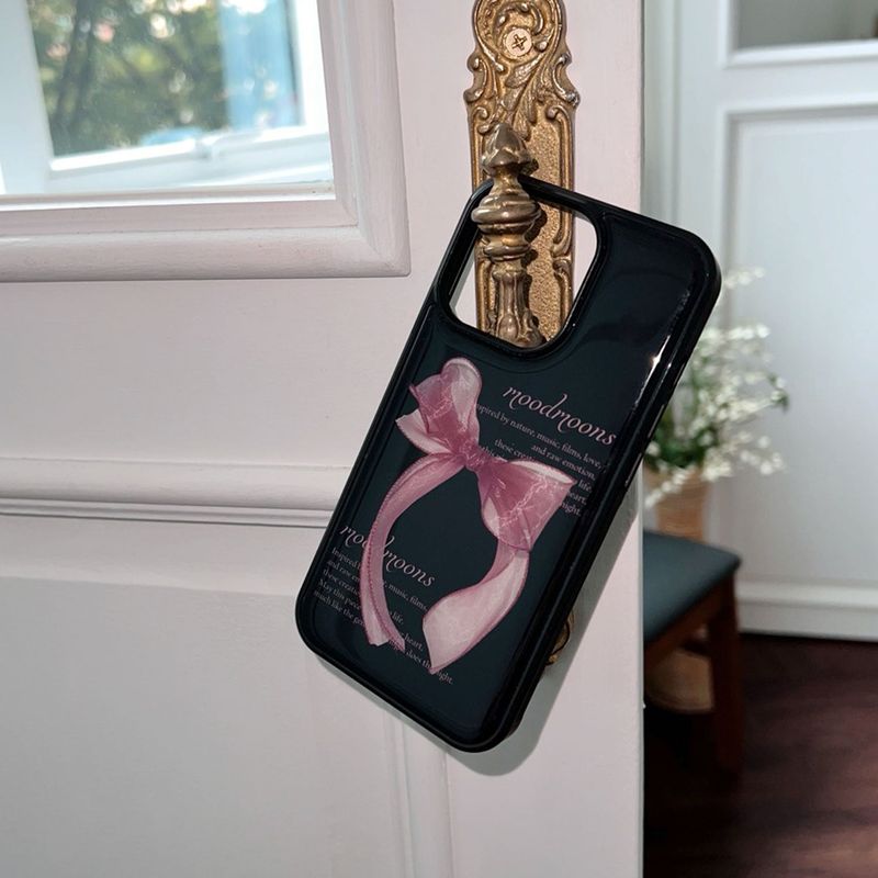 [MADE]Pink Ribbon epoxy case