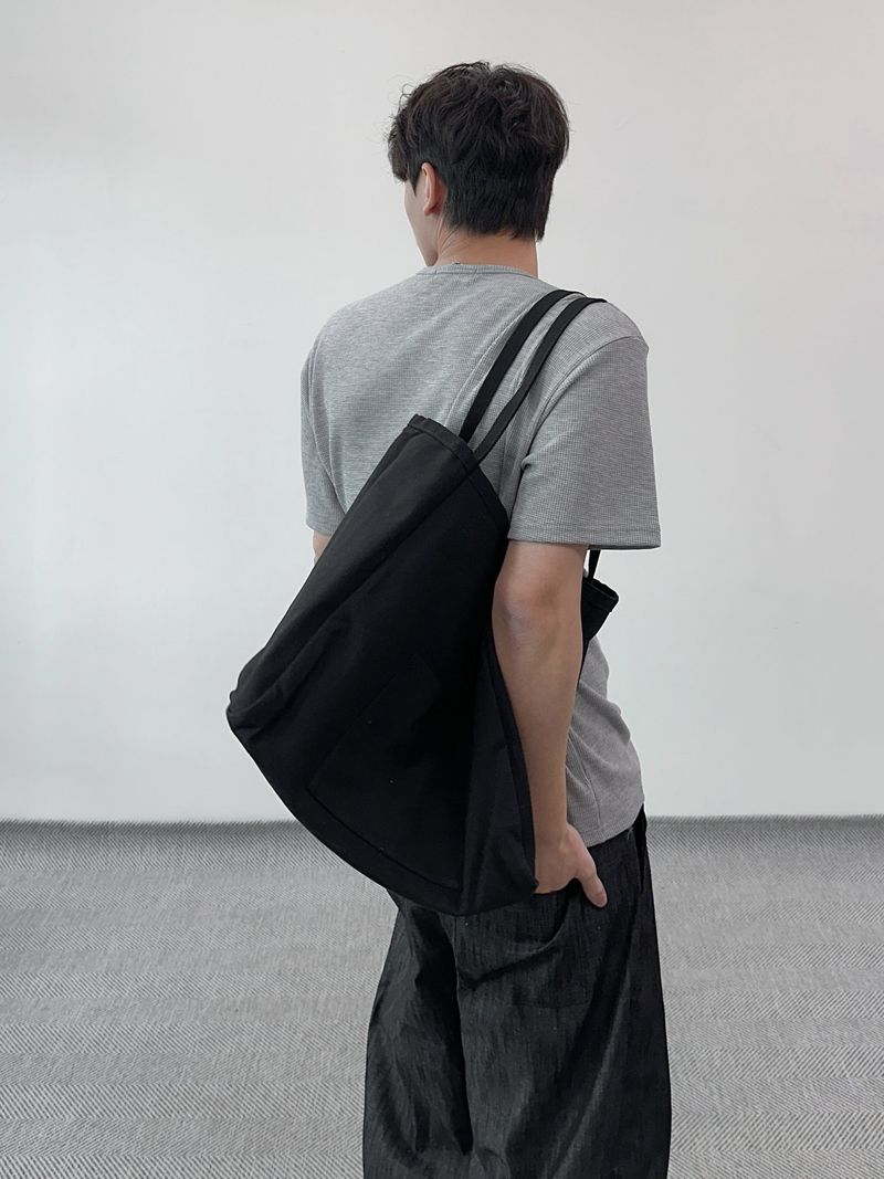 ワッフルヘンリーネックハーフTシャツ