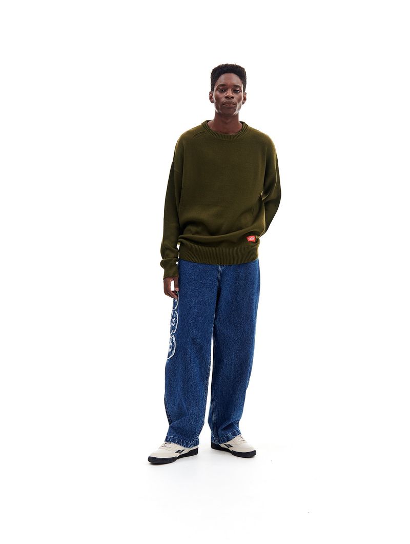 DAMAGED KNIT (KHAKI)