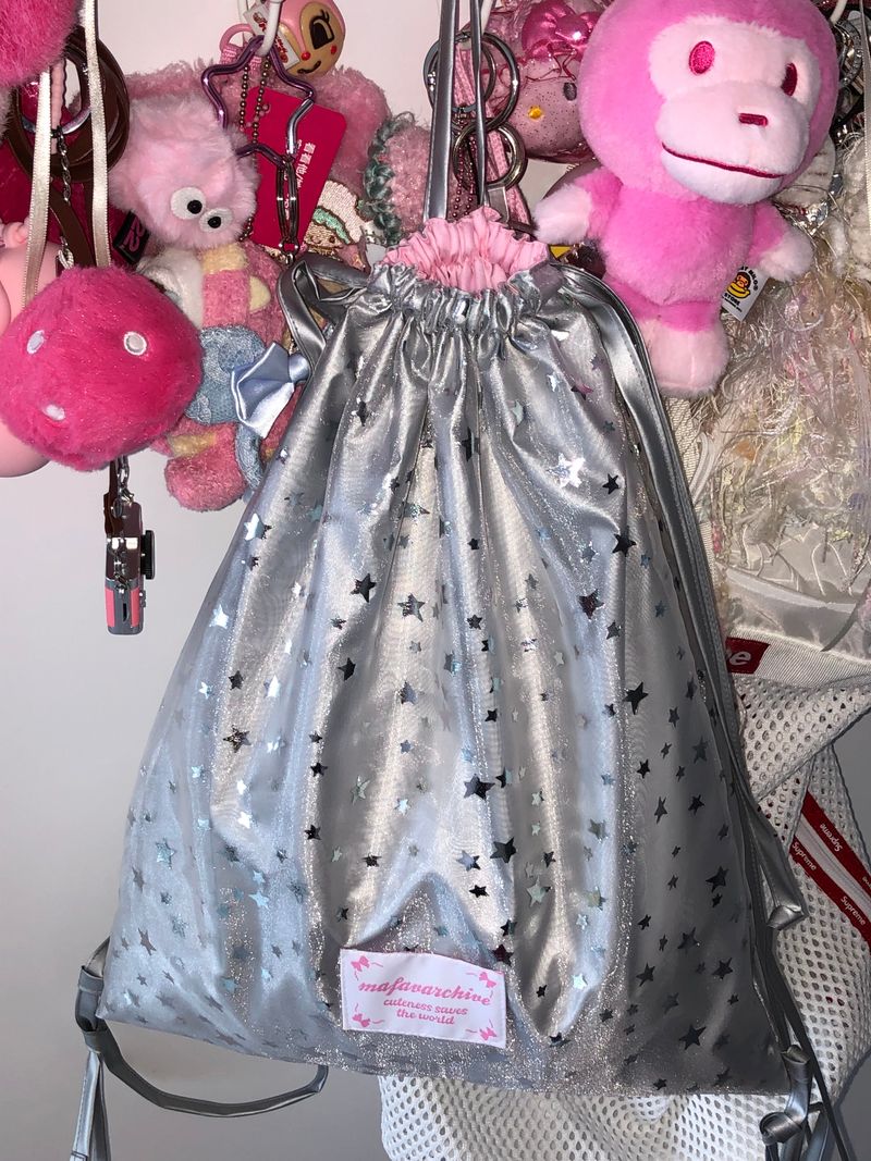 MAFAVARCHIVE（マイフェイブアーカイブ）の「silver milkyway gym sack （Bags）」