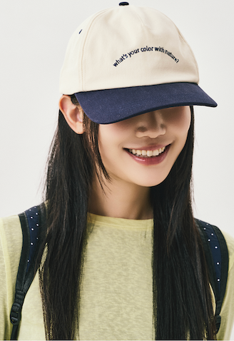Heisan（ハイサン）の「slogan 5P ball cap / ivory navy（Hats）」
