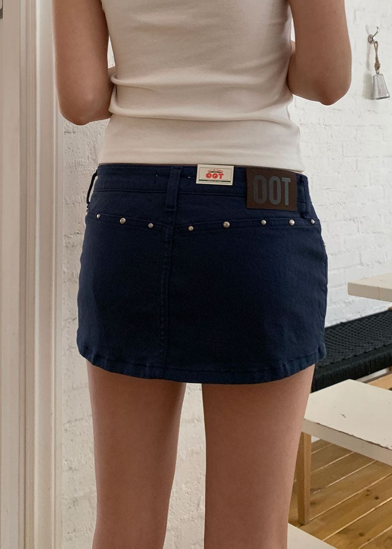 STUD MICRO SKIRT SHORTS