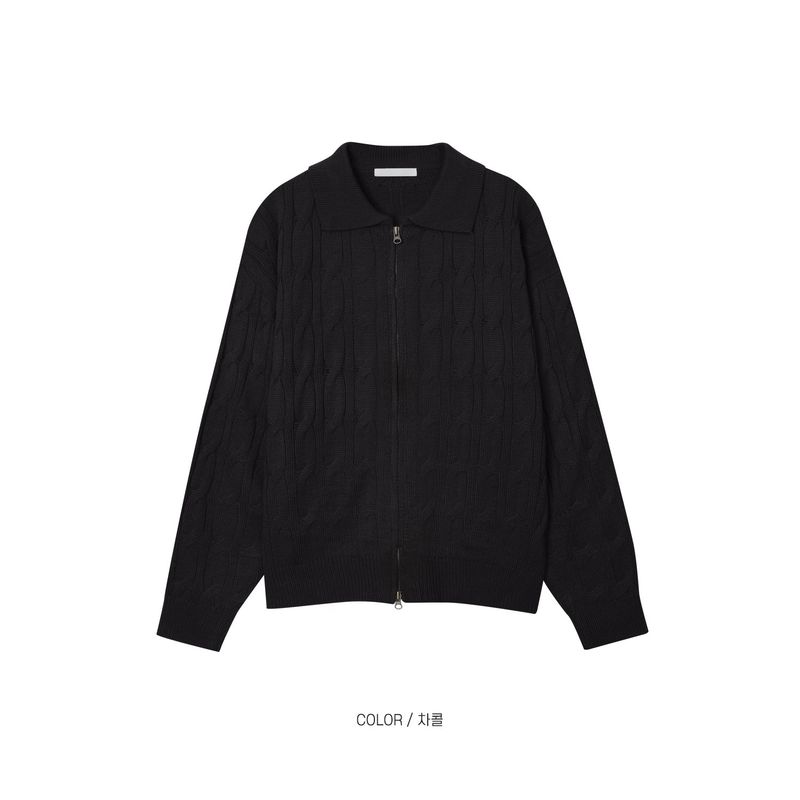 jermi two way zipper kara knit
