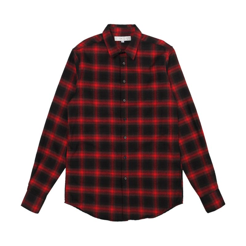 C.O.M.E（シーオーエムイー）の「[UNISEX] Red Plaid Flannel Check Shirt（Tops）」