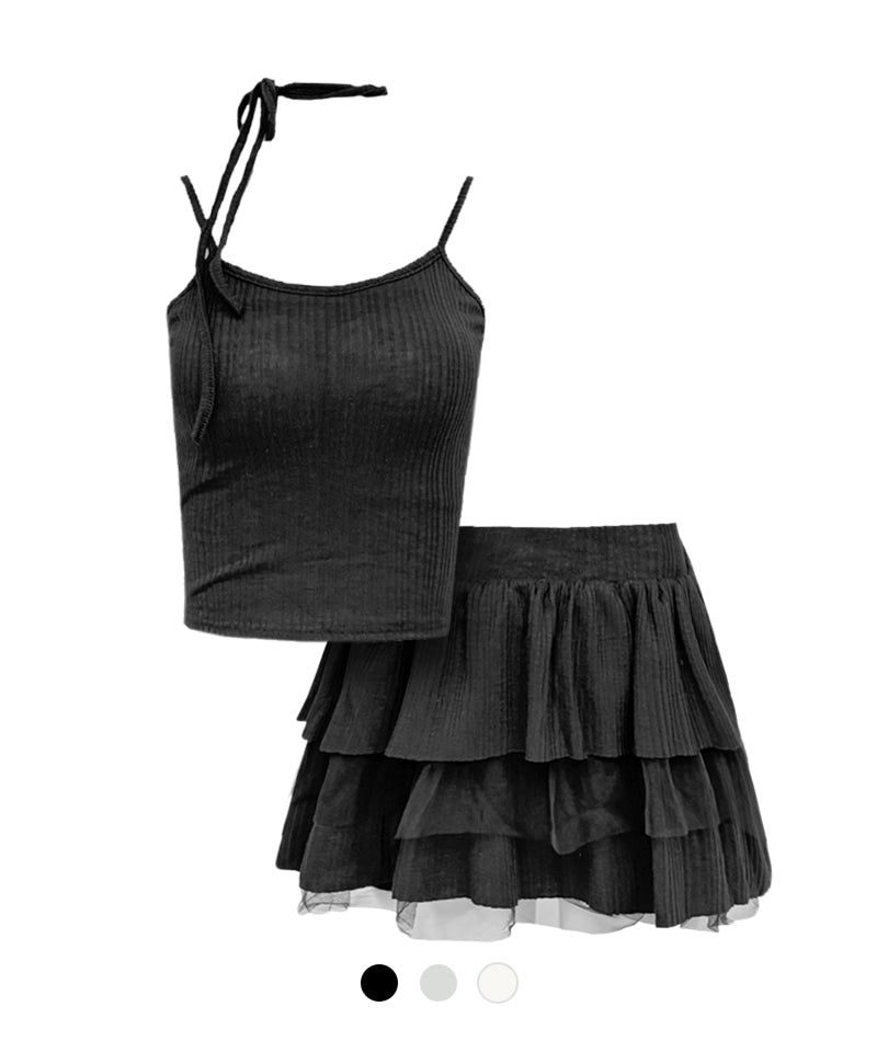 Cozy&Kitsch（コージーアンドキッチ）の「Noir Ballet Layered Set（Setup）」