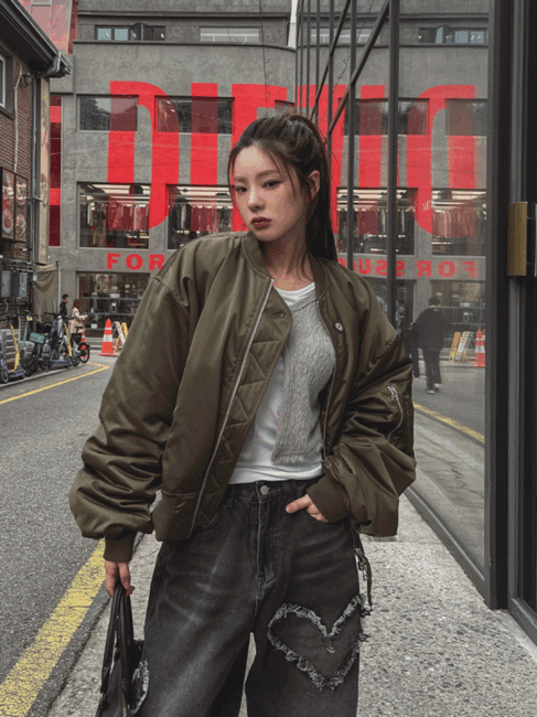 ULAN（ユレン）の「Hardy Two Way Crop Flight Jumper（Jackets/Outerwear）」
