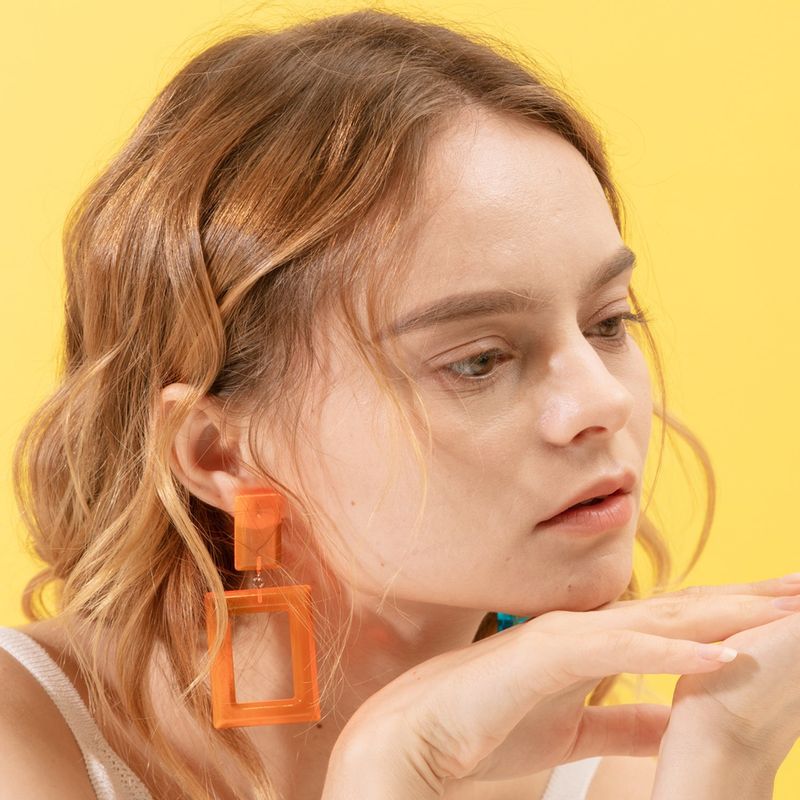 Crystalsquare - Neon Orange