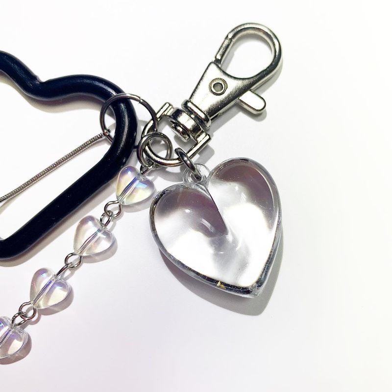 [Billlie Siyoon/Oneus Xion] Ink marble bear keychain (2color)
