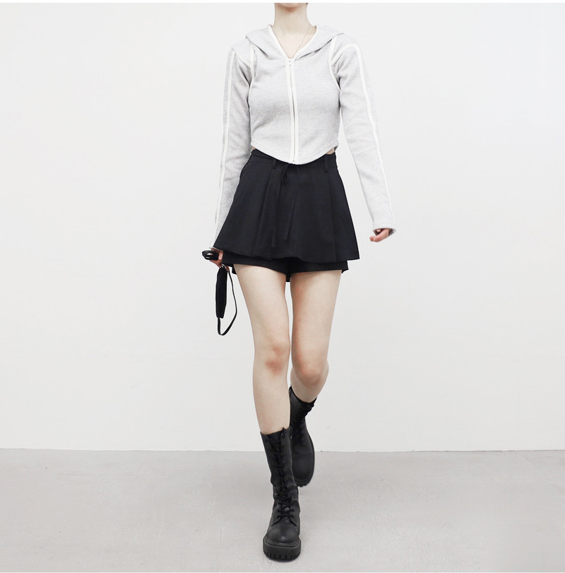 NONCODE（ノンコード）の「Terro pleats skirt pants（Pants）」