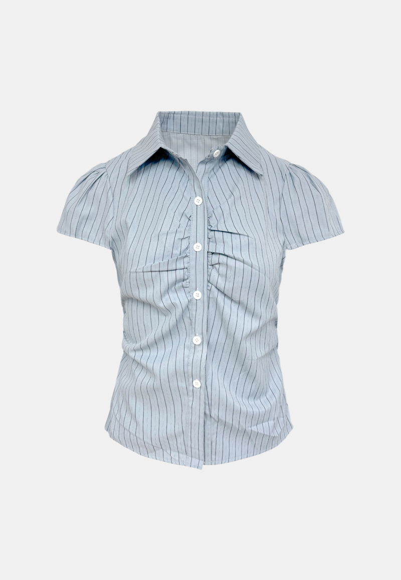 Monica Stripe Fitted Shirt