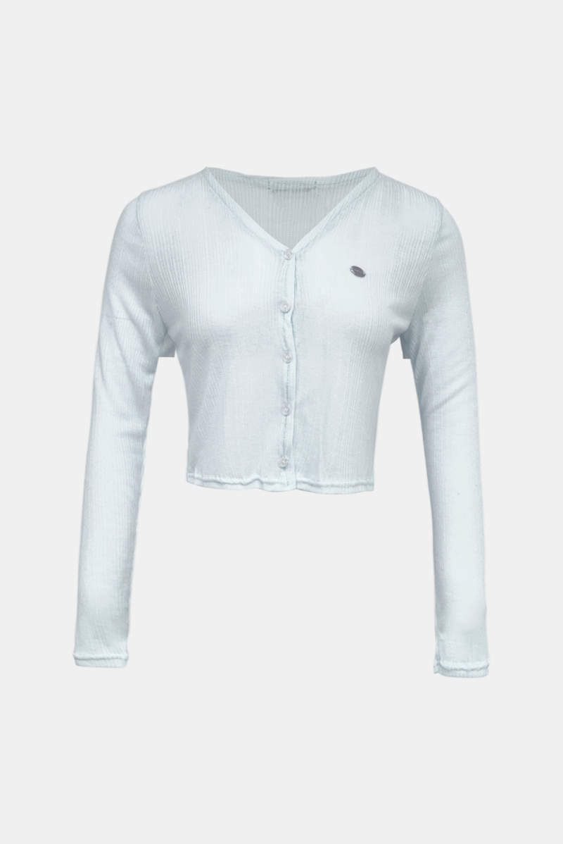 Spring See-through V-neck Cardigan