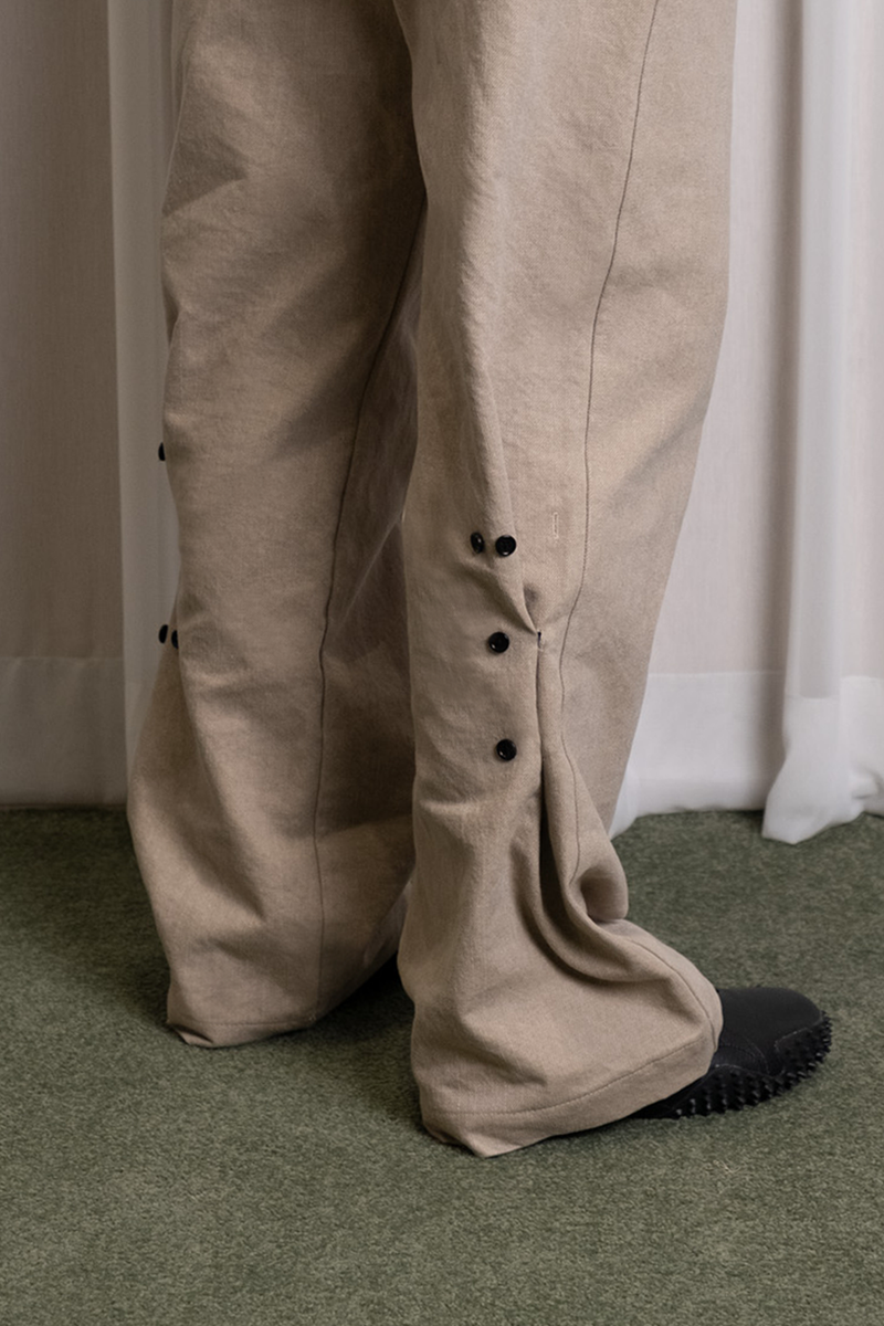 DON'T PUSH MY BUTTONS TROUSER (CHARCOAL)