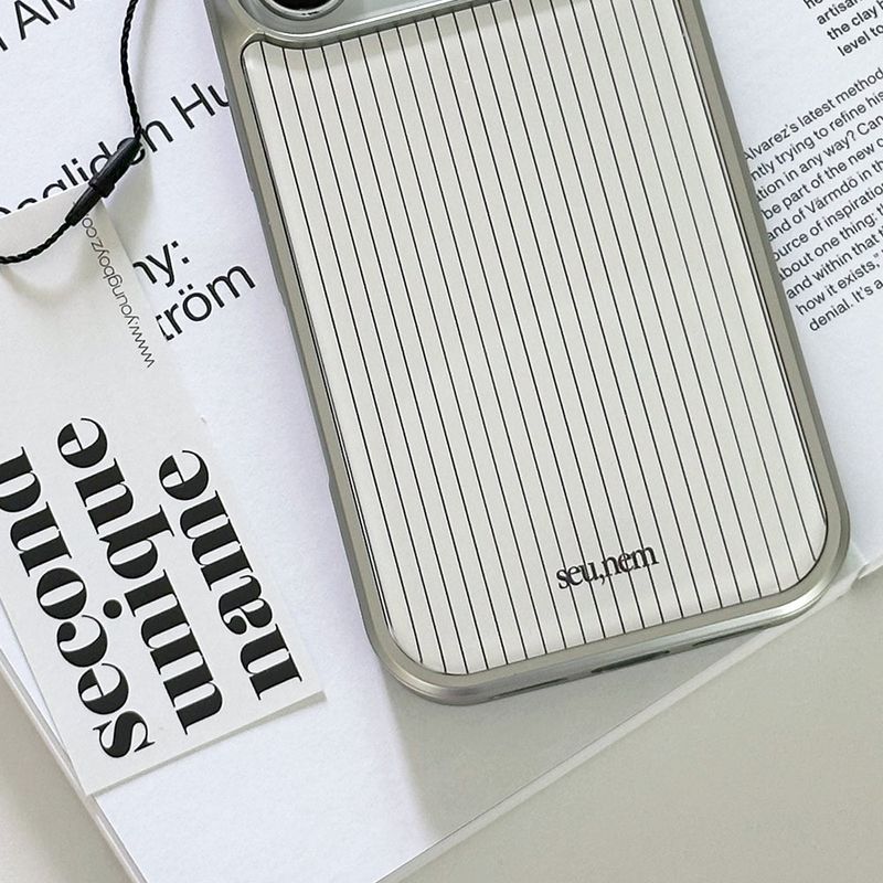 SUN CASE GRAPHIC STRIPE WHITE