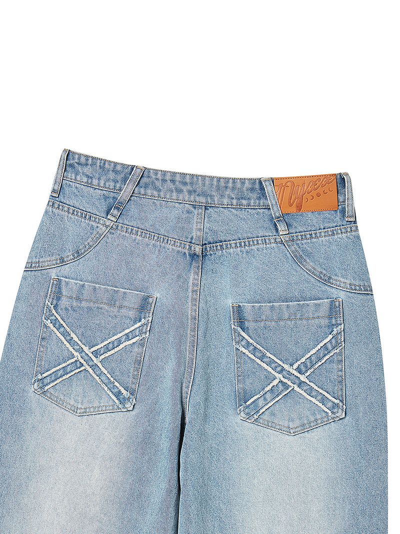 GRAFFITY DENIM PANTS (LIGHT BLUE)