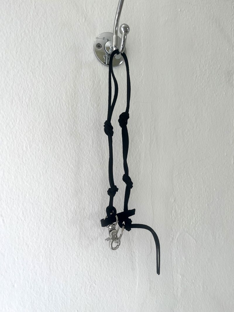 Bicotte Knot Strap Buckle Necklace