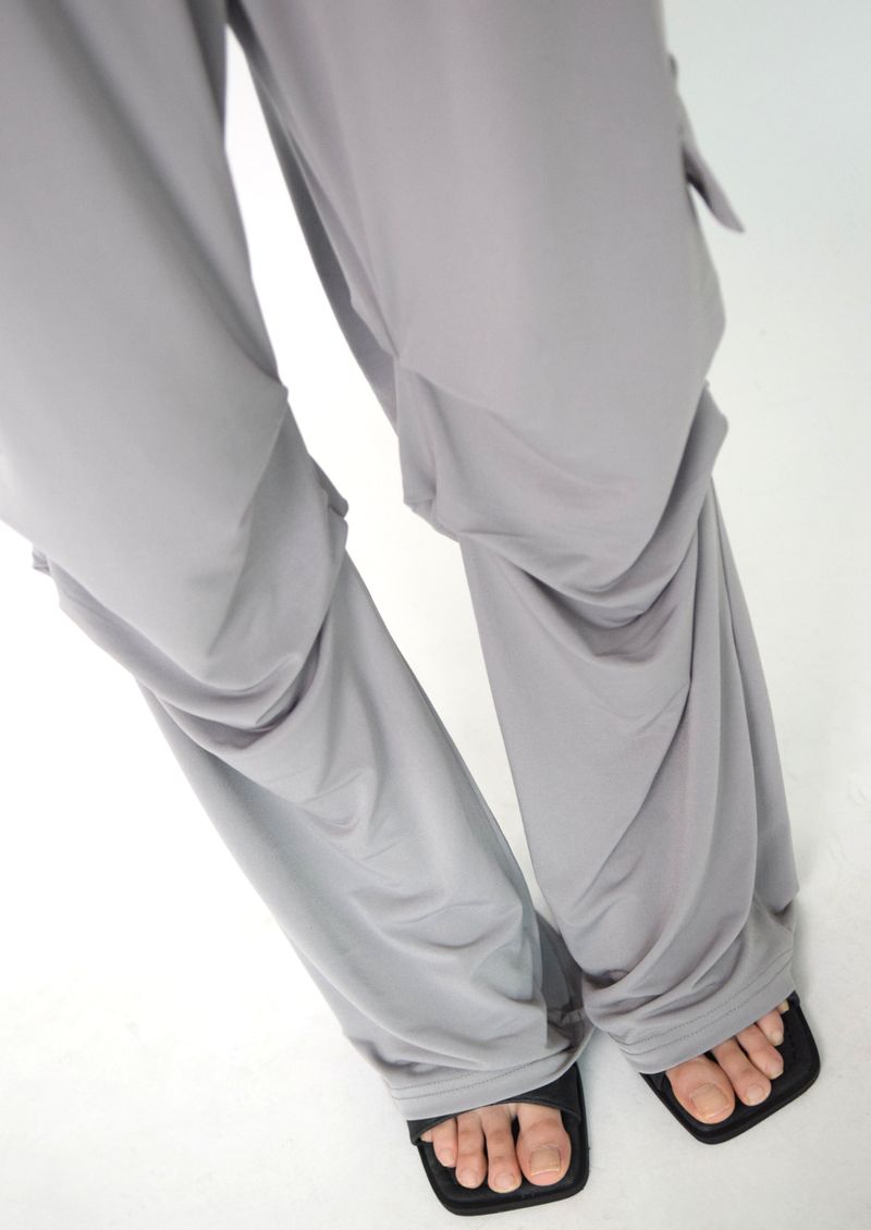 bottom shirring jogger pants