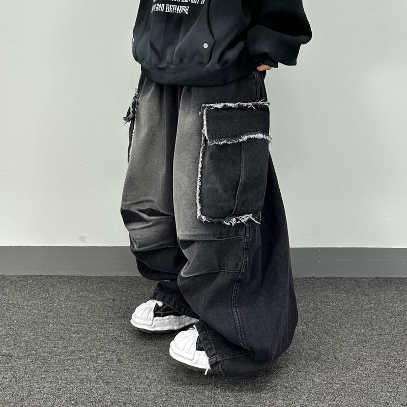 PEARCLAN（ペアクラン）の「cut-off big pocket denim balloon pt（Pants）」
