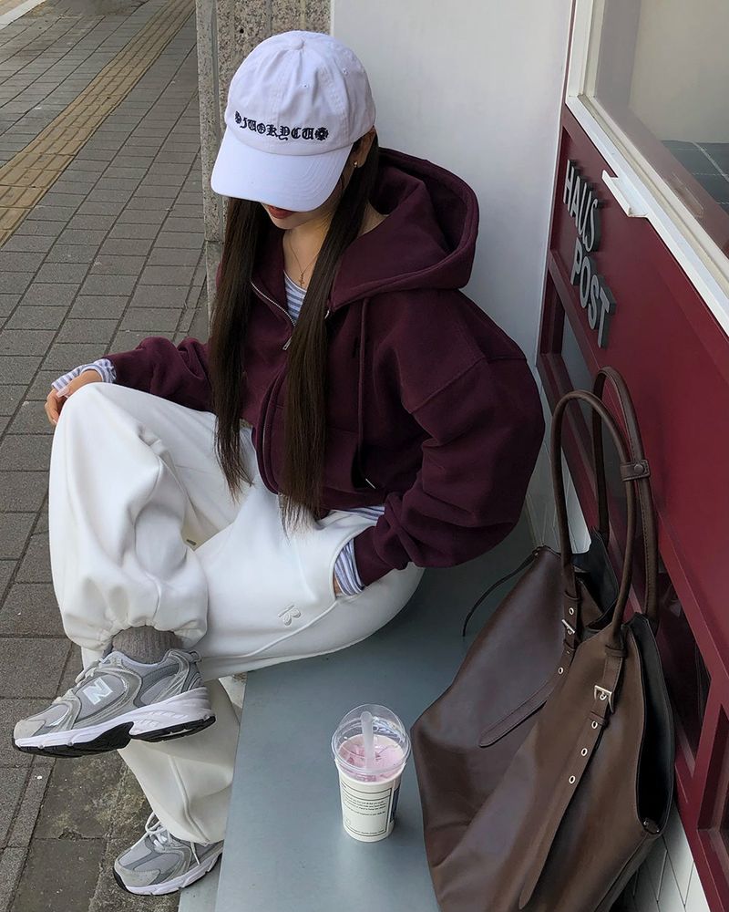 [ORIGINAL] Tibet 2-Way Cropped Hood Zip-Up