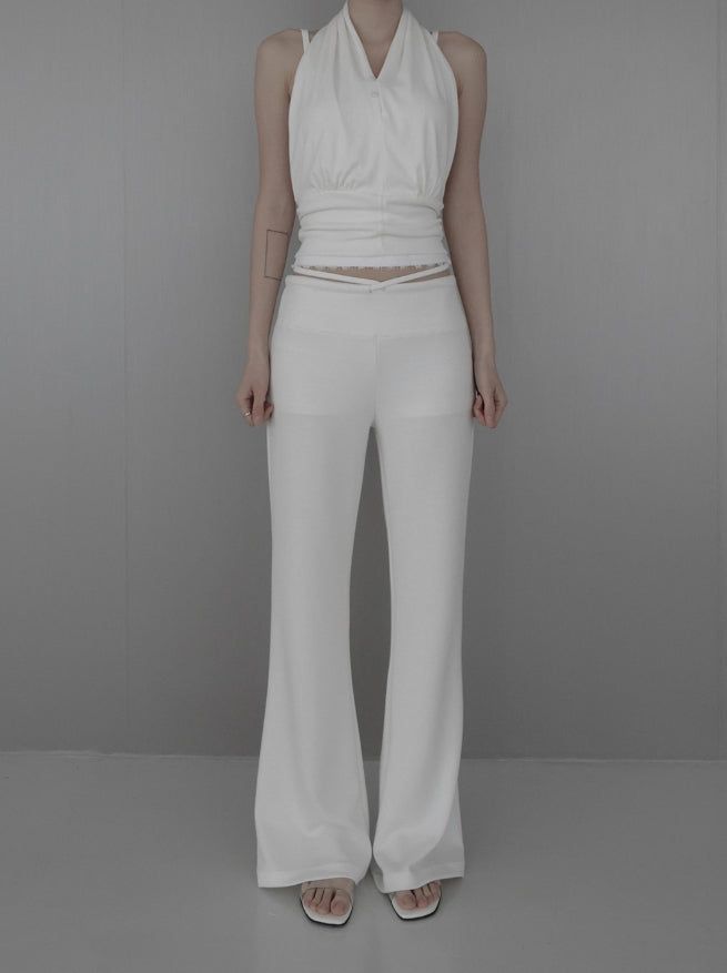Lua Button Halter Top