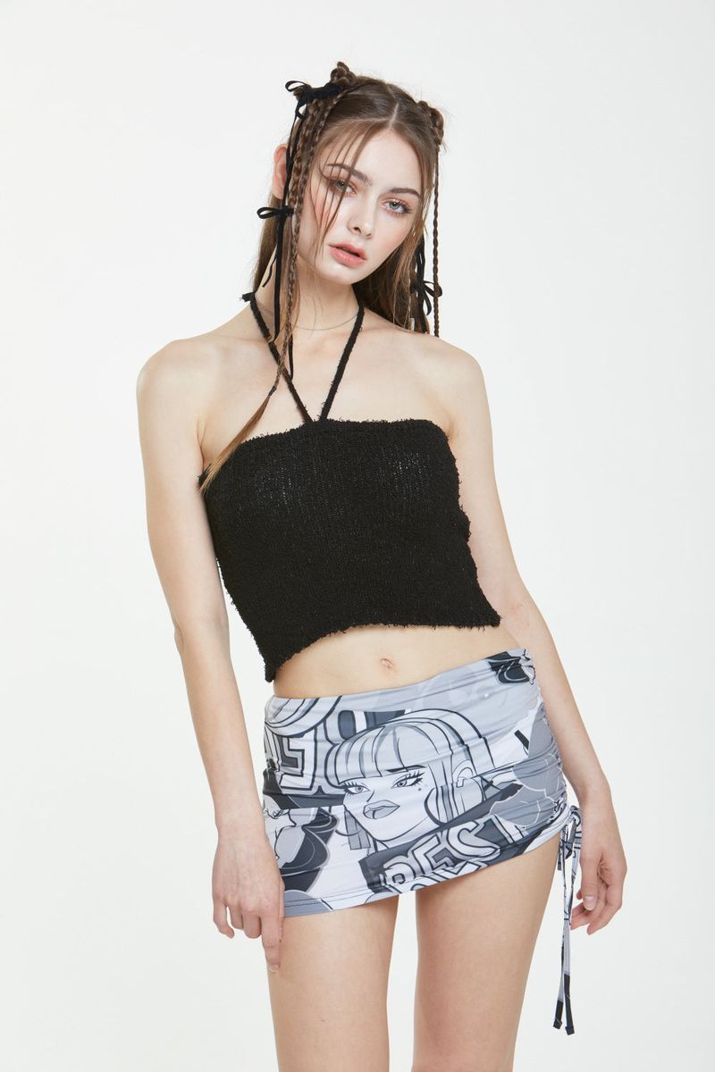 FANCY HALTER TOP