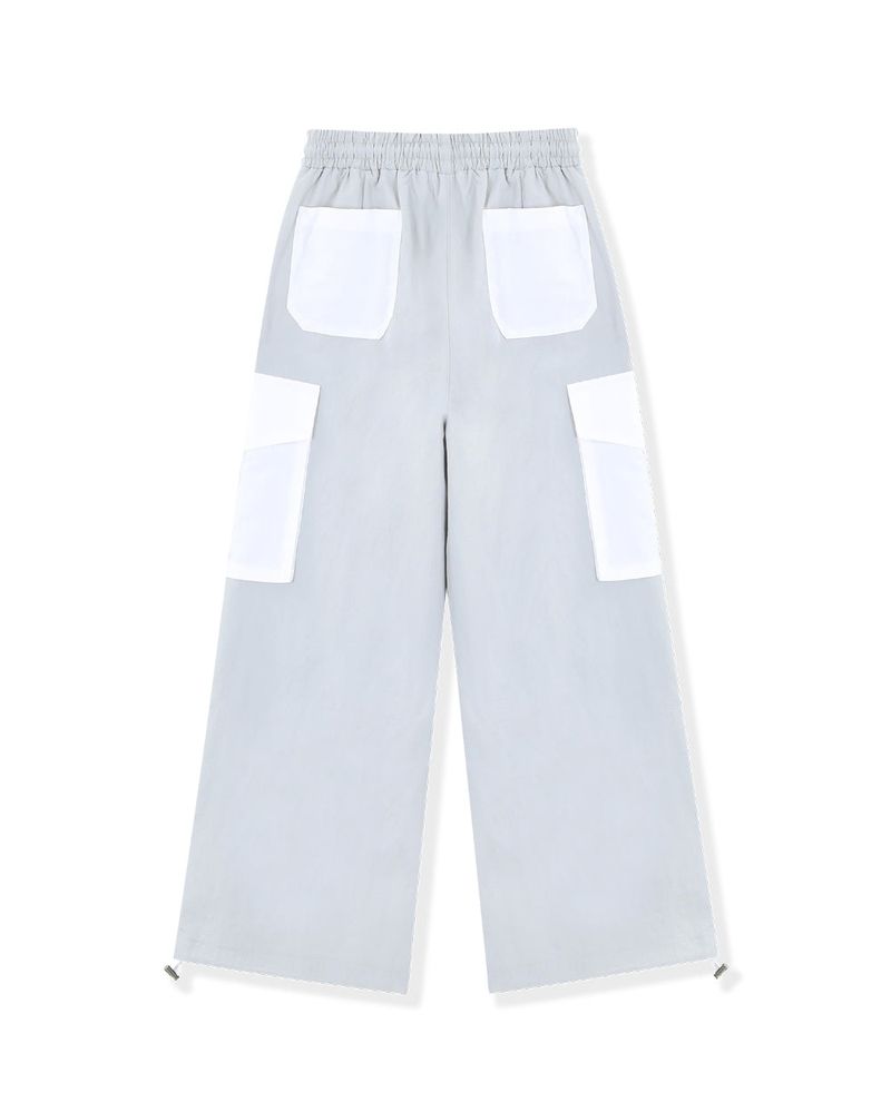 26SS★ Patch Nylon Curved Pants