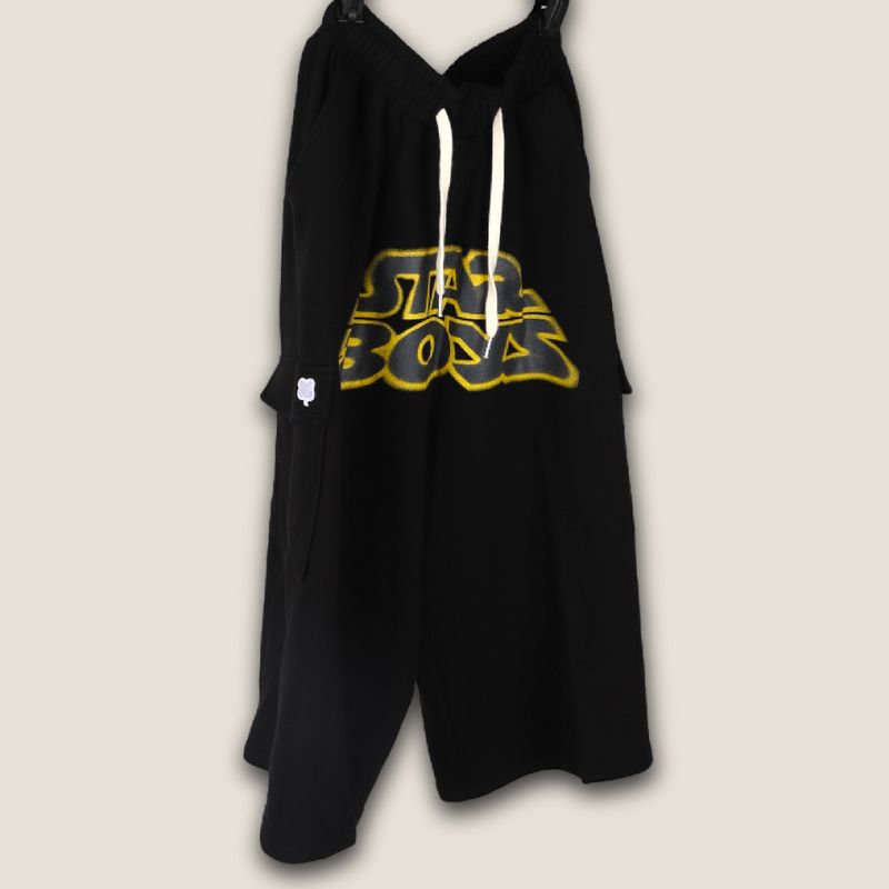 Starboys hakama sweatpants Black