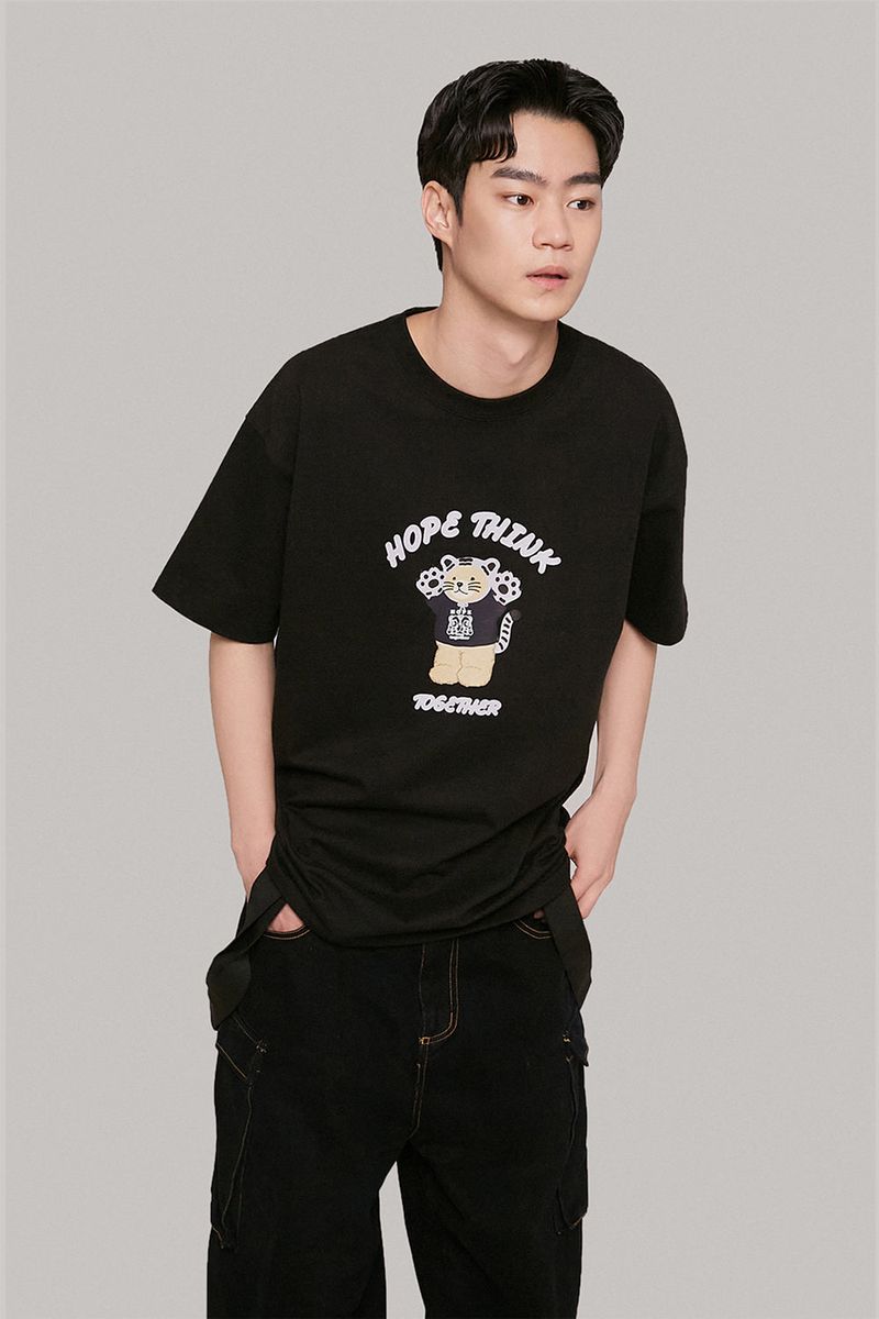APIECEOFCAKE（ピースオブケイク）の「HTT Tiger Bear Tee_Black（Tops）」