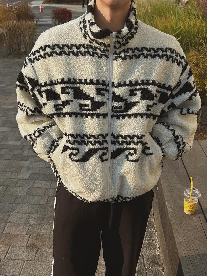 ASCLO Nordic Boa Fleece Jumper (2color)